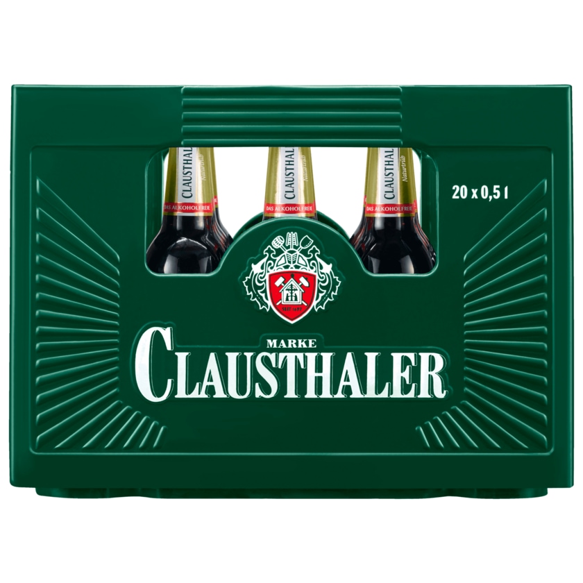 Clausthaler Naturtrüb alkoholfrei 20x0,5l